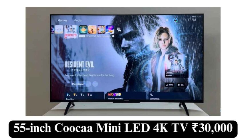 55-inch Coocaa Mini LED 4K TV