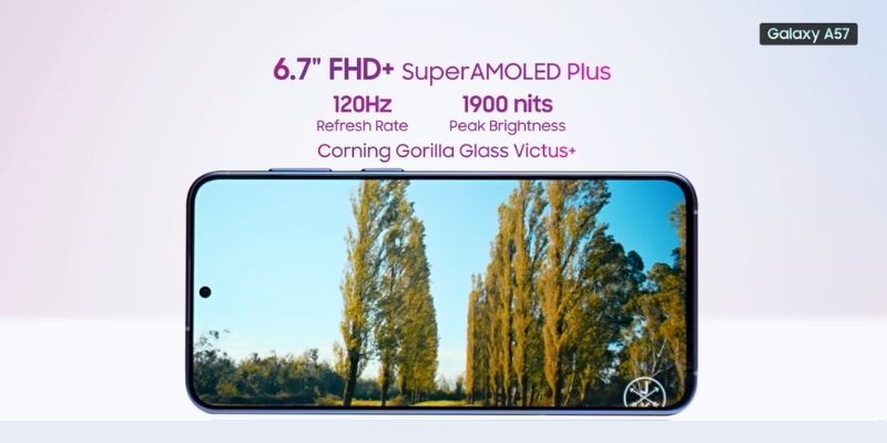 Galaxy A57: 5000mAh Battery